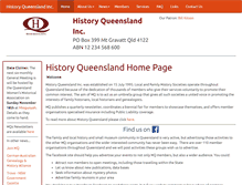 Tablet Screenshot of historyqueensland.org.au